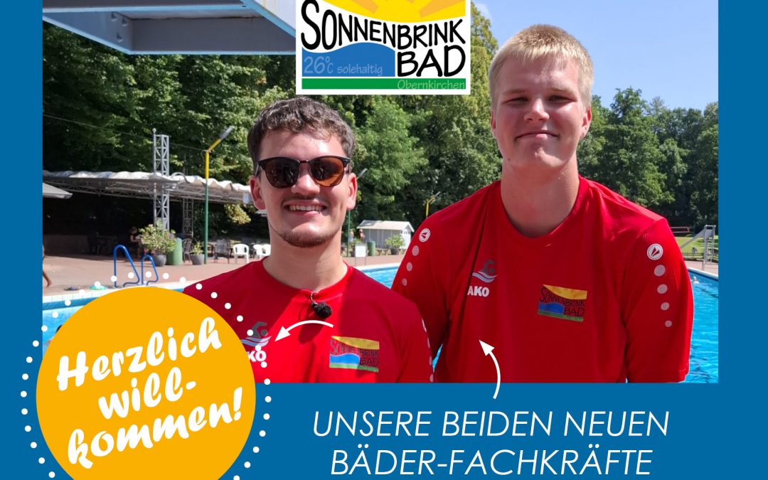 Zwei neue Bäder-fachkräfte